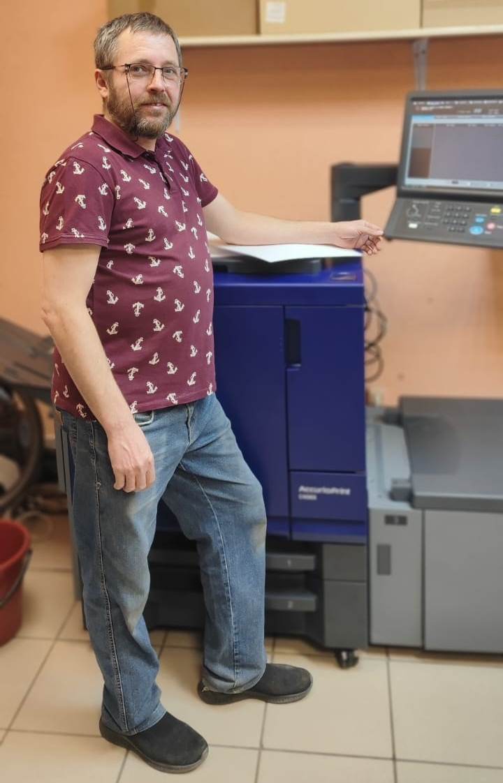 Konica Minolta AccurioPrint C4065 в типографии «Седьмой Легион»