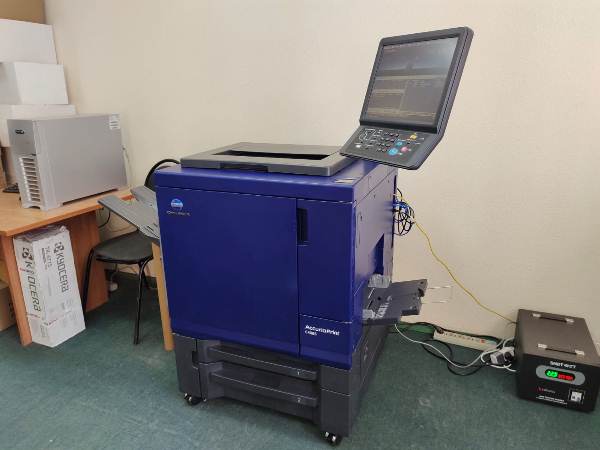 Konica Minolta AccurioPrint C4065 в типографии «Принт-Центр», г. Курск